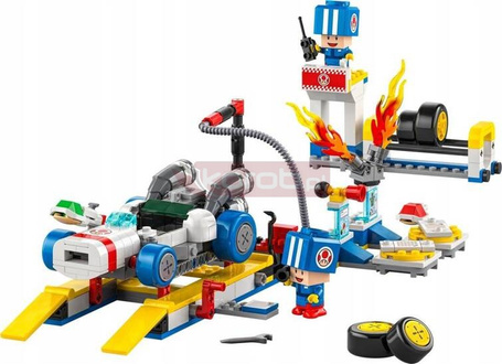 LEGO SUPER MARIO 72035 Mario Kart Toad i jego garaż, zestaw klocków