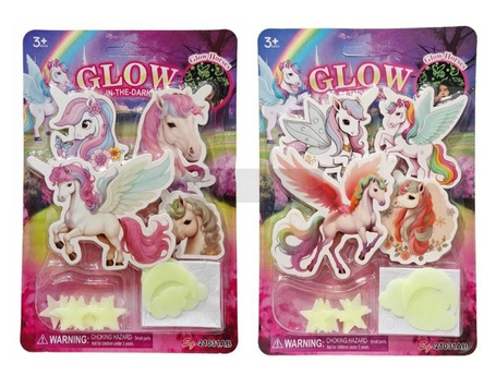 Dekoracje ścienne świecące w ciemności mix