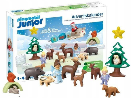 PLAYMOBIL JUNIOR 70297 KALENDARZ ADWENTOWY Śnieżne Boże Narodzenie 1-4 lata