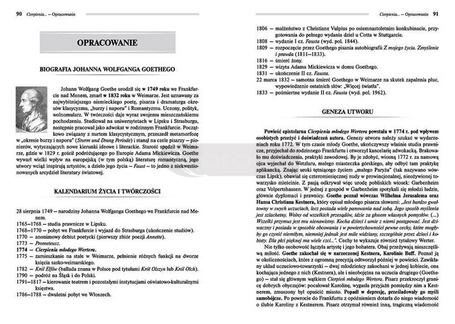Cierpienia młodego Wertera z oprac. GREG