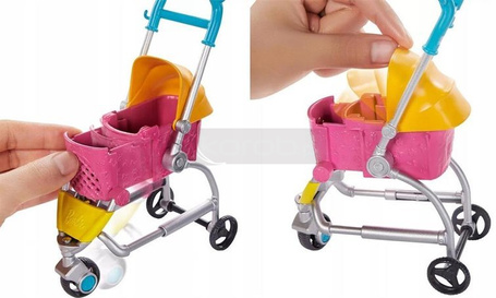 Lalka Barbie GHV92 Opiekunka piesków spacer z pieskami