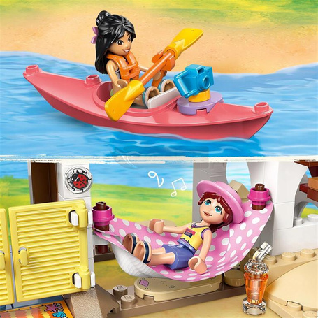 KLOCKI LEGO FRIENDS 42699 Domek na plaży z fokami, zestaw dla dzieci +7