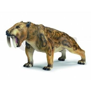 Figurka smilodon tygrys szablozębny