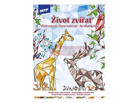 Kolorowanka antystresowa Życie zwierząt 210x290mm