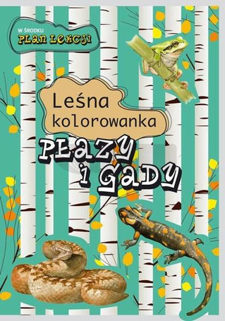 Leśna kolorowanka. Płazy i gady
