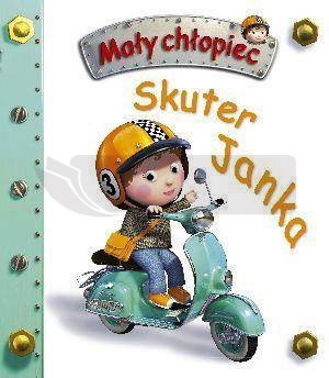 Mały chłopiec. Skuter Janka