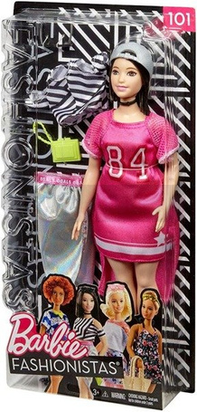 Lalka Barbie Fashionistas z ubraniami Hot Mesh FRY81