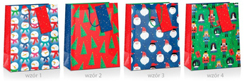 Torba prezentowa Boże Narodzenie 26x12x32cm MIX