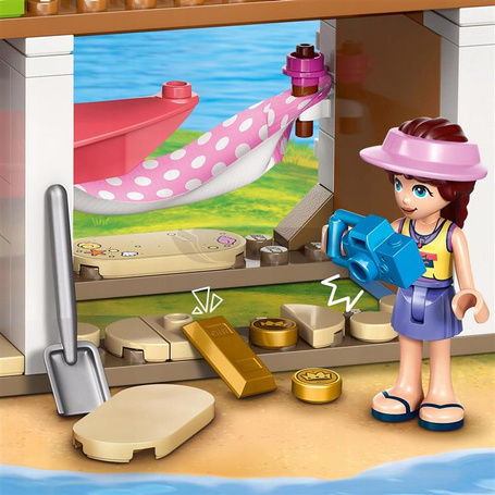 KLOCKI LEGO FRIENDS 42699 Domek na plaży z fokami, zestaw dla dzieci +7