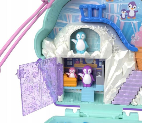 LALKA POLLY POCKET ŚNIEŻNY PINGWINEK zestaw do zabawy dla dzieci +4 lata HRD34