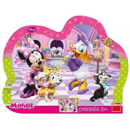 Puzzle 25 ramkowe Minnie i zwierzaki