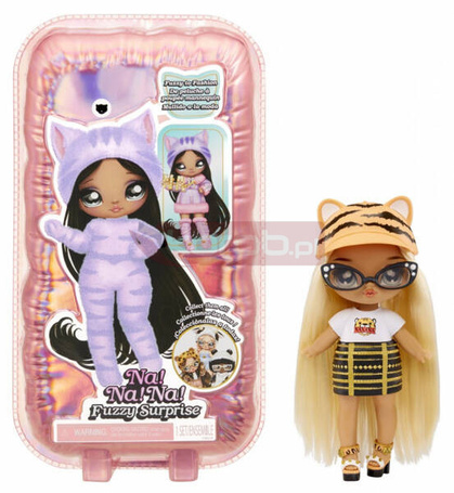 Lalka Na! Na! Na! Tiger Girl Miłe w dotyku Fuzzy Surprise
