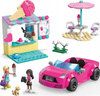 MEGA BLOKS KLOCKI BARBIE zestaw klocków KABRIOLET I STOISKO Z LODAMI +6 lat HPN78