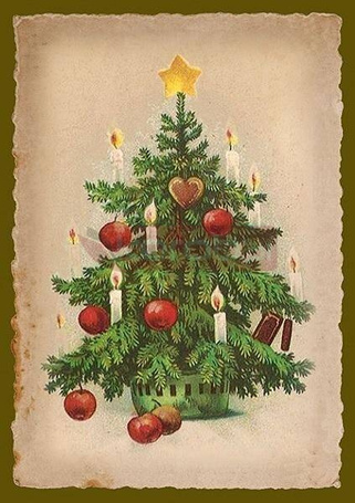 Karnet ST469 B6 + koperta Choinka Święta Bożego