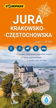 Mapa tur. - Jura Krakowsko-Częstochowska lam.