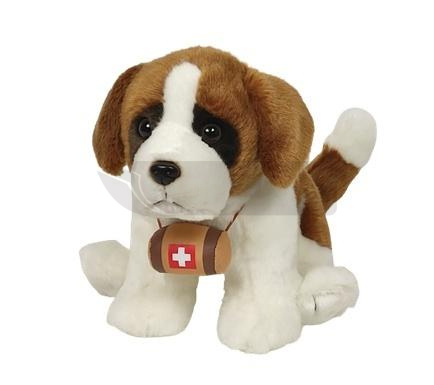 Bernardyn z beczką siedzący 25cm