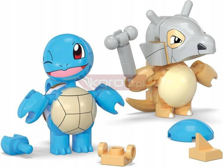 MEGA CONSTRUX KLOCKI 45 el POKEMON Squirtle i Cubone + 2 Pokeball HXP15