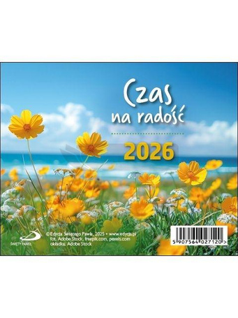 Kalendarz 2026 biurkowy czas na radość