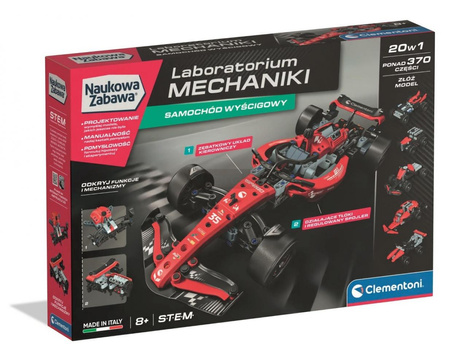 Laboratorium mechaniki samochód wyścigowy