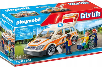 PLAYMOBIL CITY LIFE 71037 SAMOCHÓD LEKARZA PIERWSZEJ POMOCY karetka