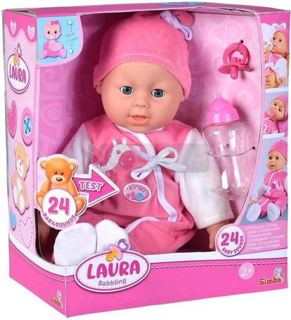 Laura gaworząca 38 cm