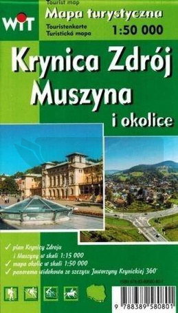 Mapa tur. - Krynica Zdrój, Muszyna i okolice WIT