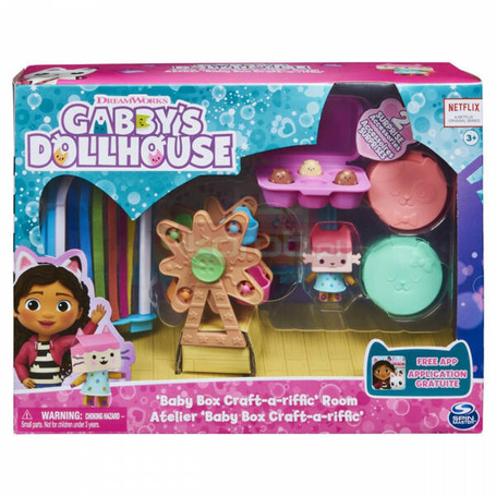 Zestaw figurek Koci Domek Gabi Magiczne Pomieszczenia do Domku - Pokój Artystyczny