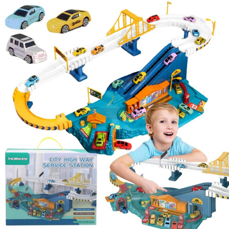 Tor wyścigowy z samochodami