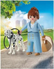 PLAYMOBIL MY LIFE 71736 KOBIETA Z DALMATYŃCZYKIEM zestaw dla dzieci 4+