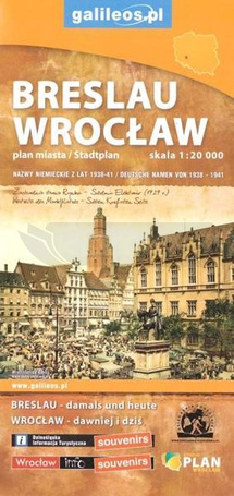 Plan miasta - Wrocław Breslau