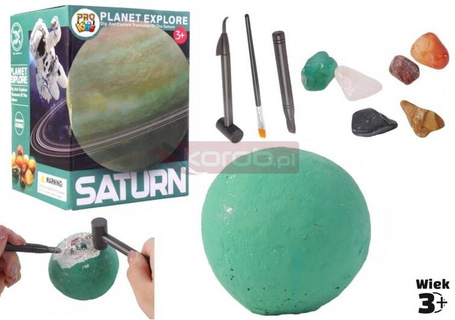 Wykopaliska minerałów planeta Saturn