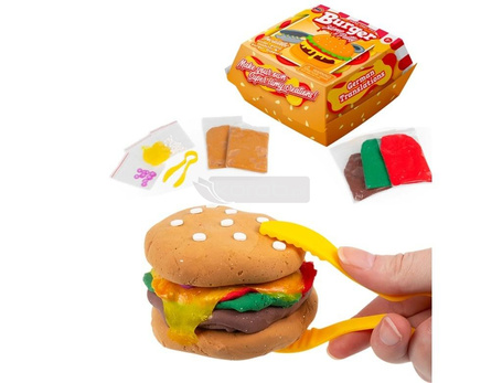 Zrób własnego burgera z masy slime i putty