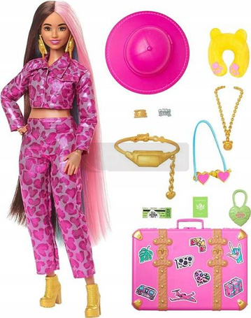 LALKA BARBIE EXTRA FLY KEN zestaw moda plażowa HPT48