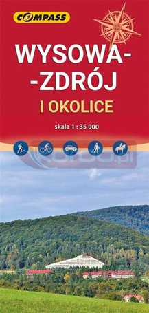 Mapa - Wysowa-Zdrój i okolice 1:35 000
