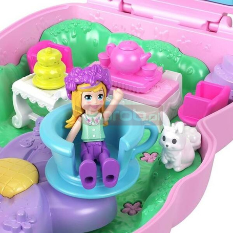 LALKA POLLY POCKET KRÓLICZKOWA HERBATKA zestaw do zabawy dla dzieci +4 lata JCR40