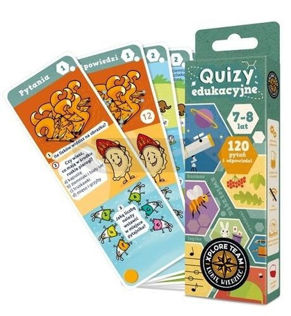 Xplore Team Quizy dla dzieci 7-8 lat