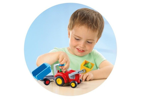 PLAYMOBIL 6964 Traktor z przyczepą