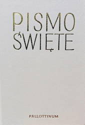 Biblia Pielgrzyma oprawa eko. biała paginatory