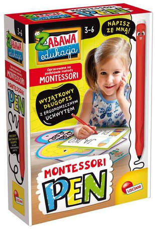 Montessori Pen - długopis z 32 tabliczkami