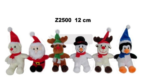 Zwierzęta świąteczne 12cm MIX