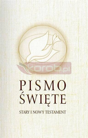 Pismo Święte ST i NT małe beż