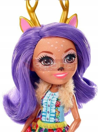ENCHANTIMALS LALKA DANEESA DEER + JELONEK FXM75