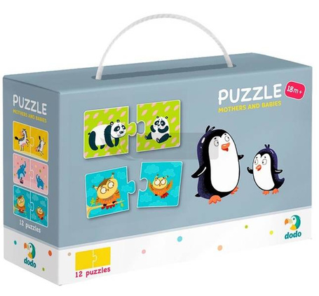 Puzzle 12x2 Mamy i dzieci