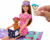 LALKA BARBIE PIŻAMA PARTY zestaw lalka, 2 pieski + akcesoria HXN01