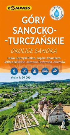 Mapa - Góry Sanocko-Turczańskie 1:50 000