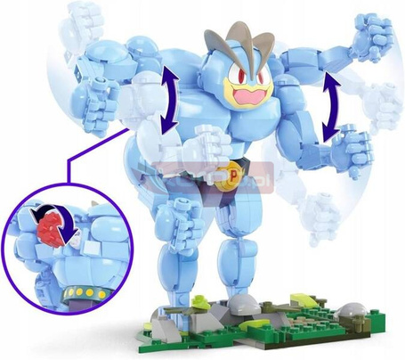 MEGA CONSTRUX KLOCKI 401 el POKEMON MACHAMP HTH70
