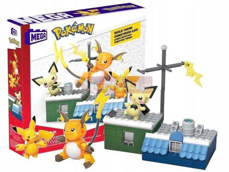 MEGA CONSTRUX KLOCKI 159 el POKEMON PIKACHU EWOLUCJA HKT23