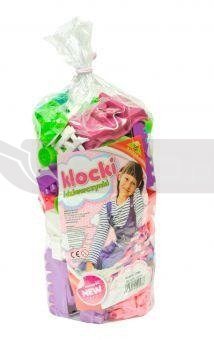 Klocki konstrukcyjne worek dla dziewczyn