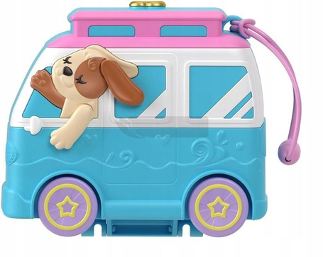 LALKA POLLY POCKET PIESEK PLAŻOWY SZCZENIACZEK zestaw do zabawy dla dzieci HRD36