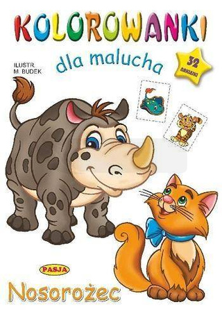 Kolorowanka dla malucha. Nosorożec